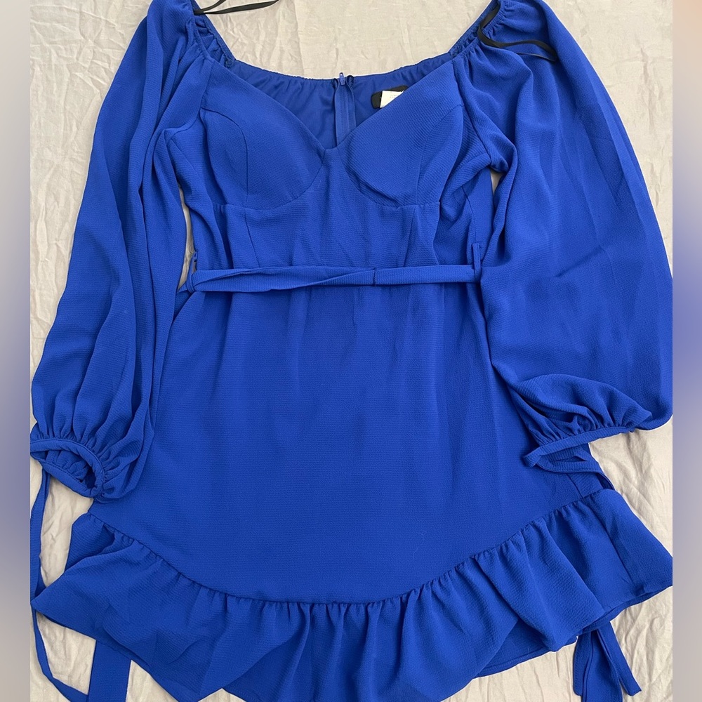 Royal Blue Mini Dress